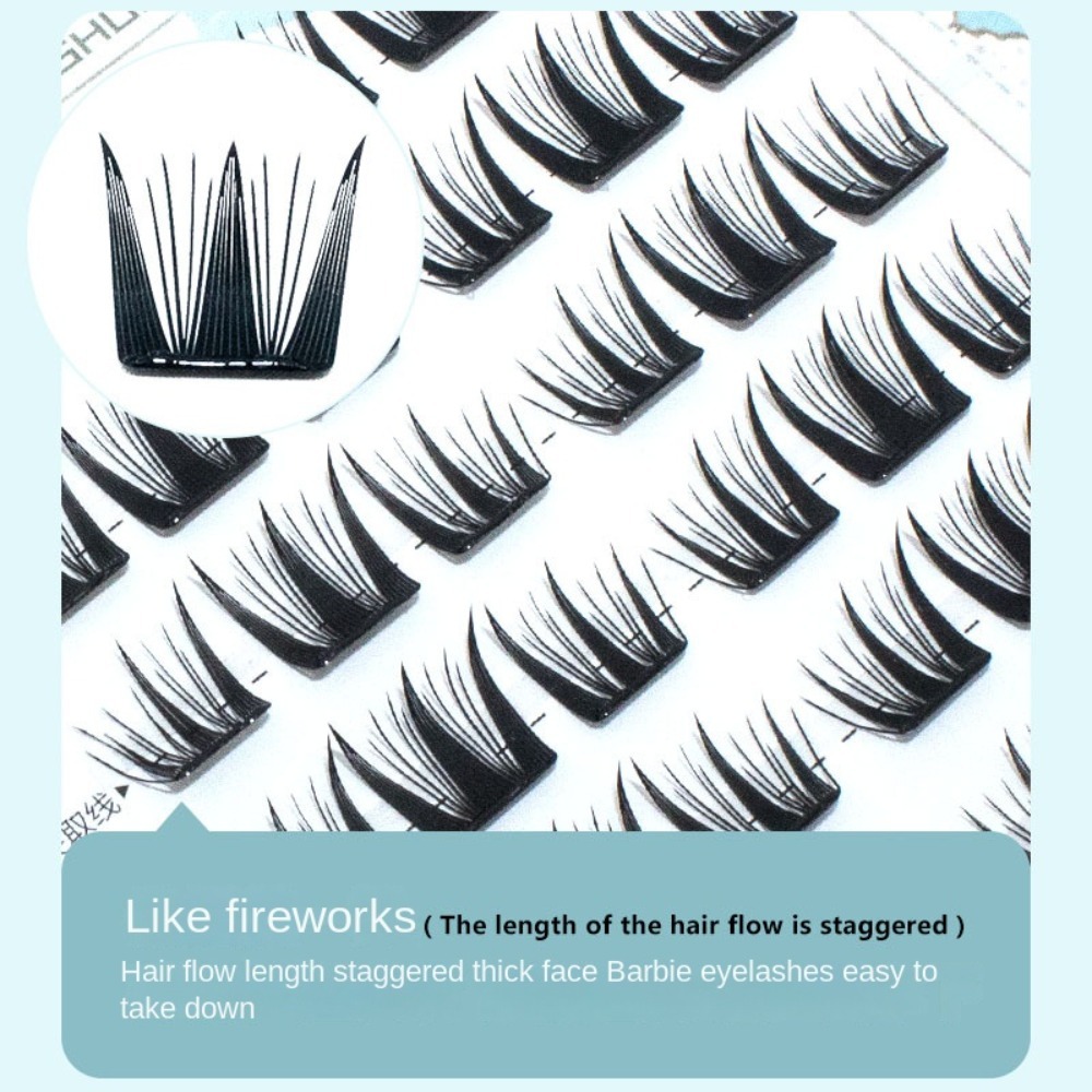 Eyelash Extension For Men - Модные пушистые накладные ресницы без клея,