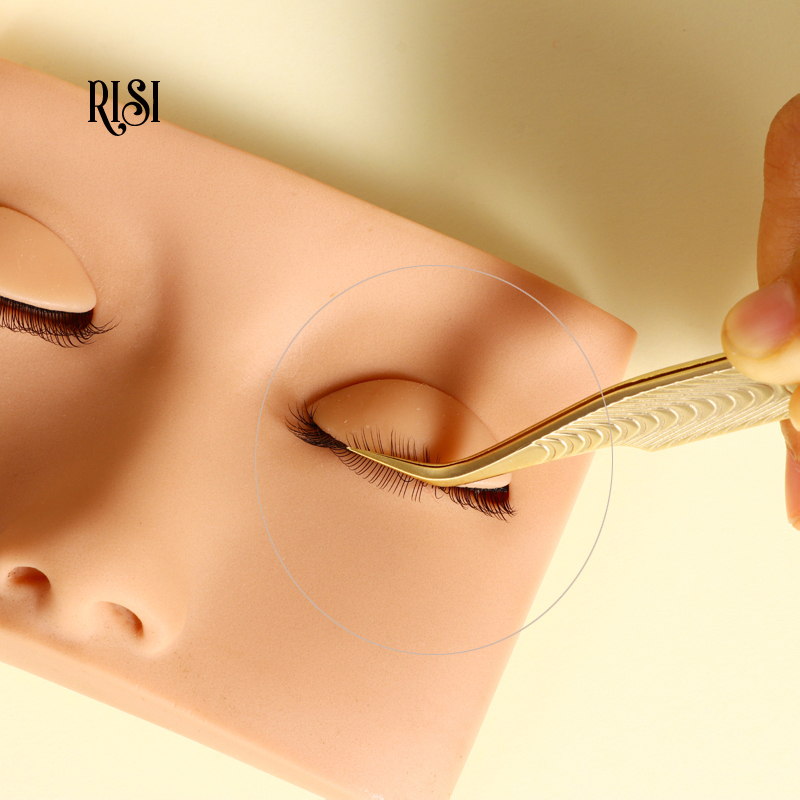Eyelash Extension Model - Бесплатный 2-слойный манекен для ресниц, силиконовая