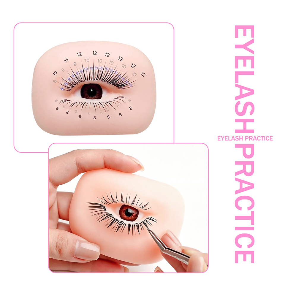 Eyelash Extension Model - Манекен для тренировки по наращиванию ресниц
