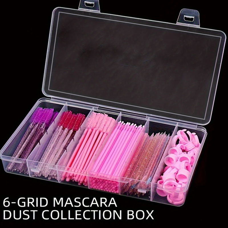 Eyelash Extension Model - Ящик для хранения с 6 отделениями,