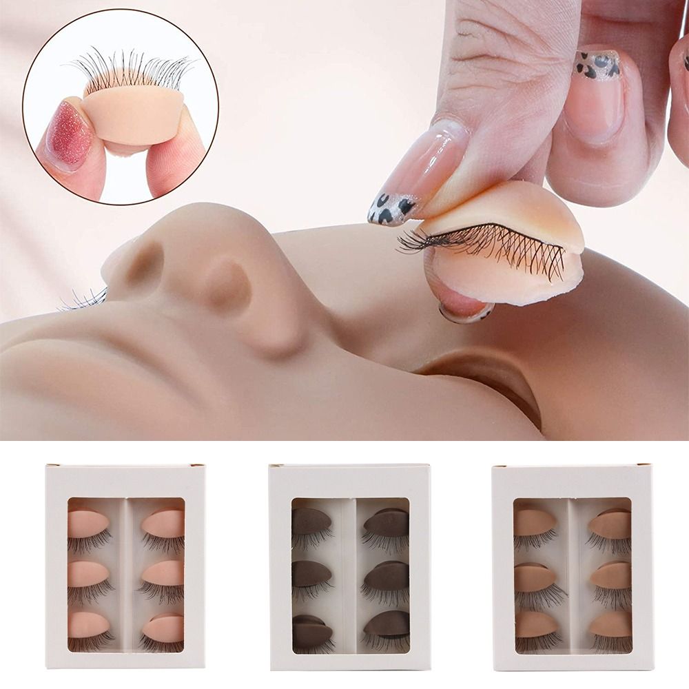 Eyelash Extension Model - Многофункциональная тренировочная голова для наращивания ресниц,