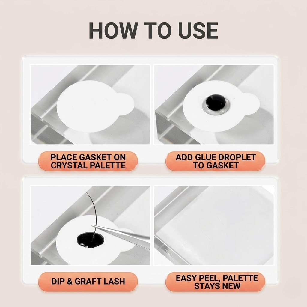 100 наклеек/5 листов, водонепр – обзор и цена Eyelash Extension Menu
