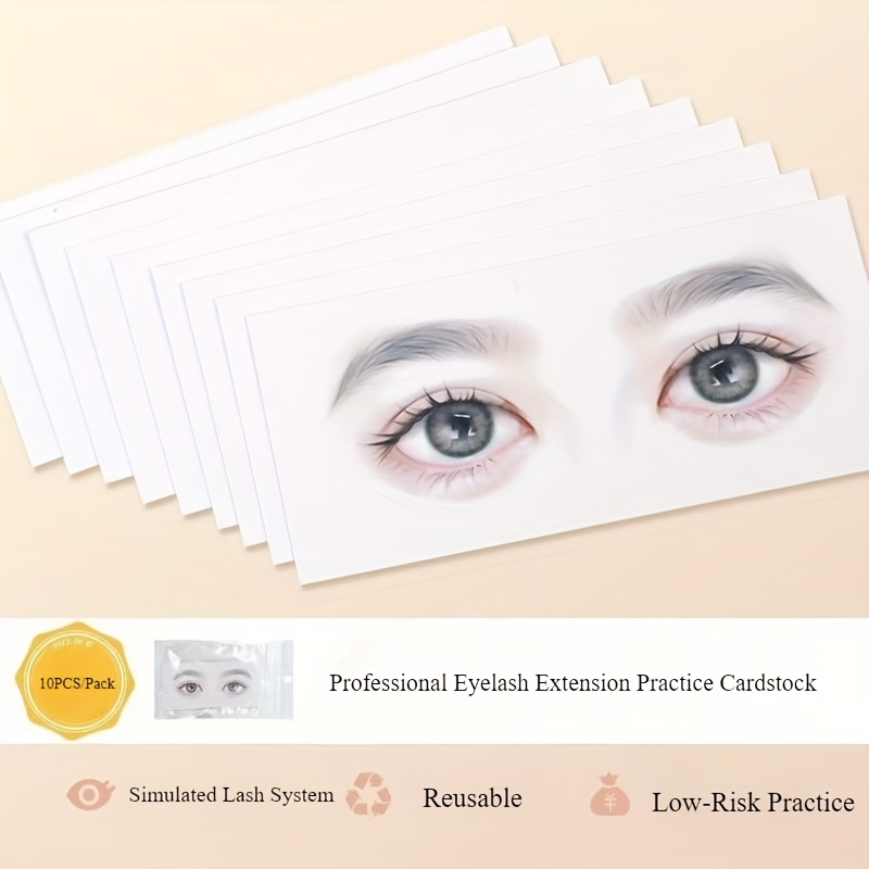 Многоразовые карты для картиро – обзор и цена Eyelash Extension Model