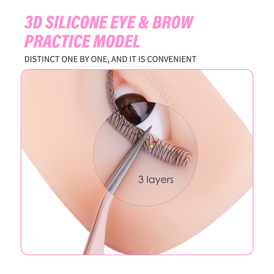 Манекен для тренировки по нара – обзор и цена Eyelash Extension Model