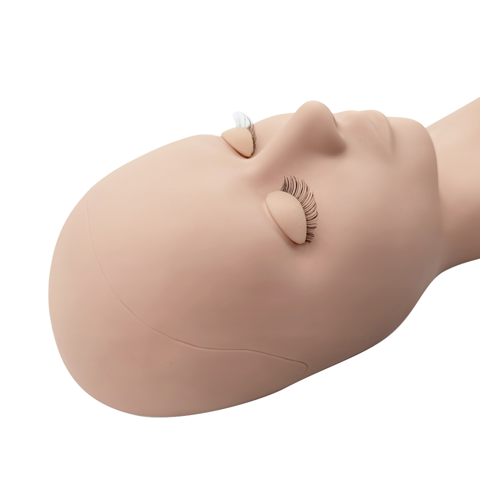 Силиконовый тренировочный мане – обзор и цена Eyelash Extension Model
